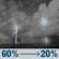 Friday Night: Showers and thunderstorms likely before 1am. Partly cloudy, with a low around 45. Friday Night: Showers And Thunderstorms Likely