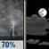 Thursday Night: Showers And Thunderstorms Likely then Partly Cloudy