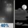 Wednesday Night: Chance Rain then Partly Cloudy