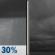 Saturday Night: Chance Rain Showers then Cloudy