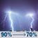 Sunday Night: Showers and thunderstorms. Cloudy, with a low around 57. Northeast wind around 15 mph, with gusts as high as 30 mph. Chance of precipitation is 90%. Sunday Night: Showers And Thunderstorms