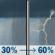 Friday: Rain showers likely between 7am and 4pm, then showers and thunderstorms likely. Mostly cloudy, with a high near 64. Chance of precipitation is 60%. Friday: Rain Showers Likely