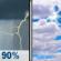 Thursday: Showers And Thunderstorms then Mostly Cloudy