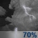 Tuesday Night: A chance of showers and thunderstorms before 7pm, then showers and thunderstorms likely between 7pm and 1am, then a chance of showers and thunderstorms. Mostly cloudy, with a low around 64. Tuesday Night: Chance Showers And Thunderstorms then Showers And Thunderstorms Likely