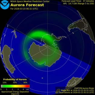 Current Southern hemispheric power input map