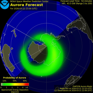 Current Southern hemispheric power input map