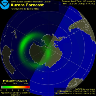 Current Southern hemispheric power input map