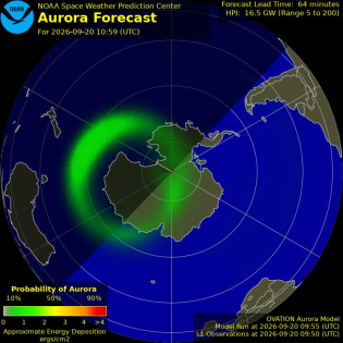 Current Southern hemispheric power input map